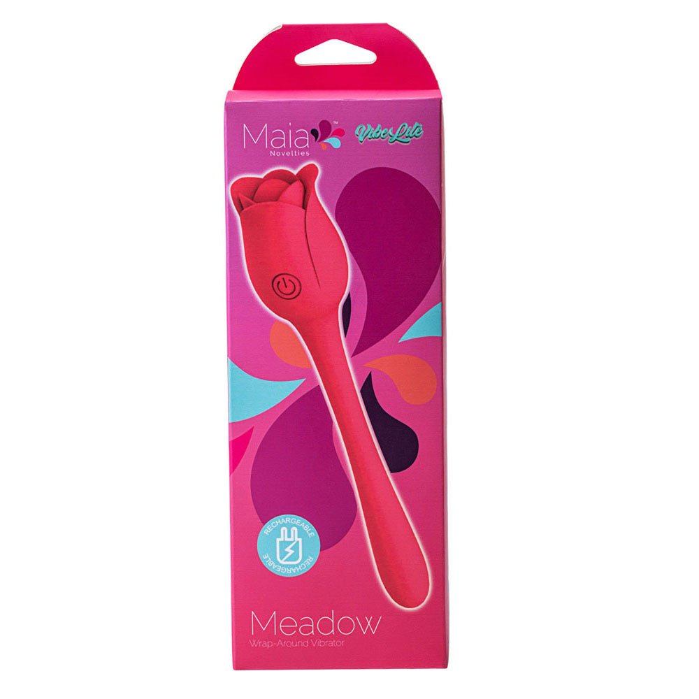 Maia MEADOW - Pink Rechargeable Flower Stimulator - STIMULATORS