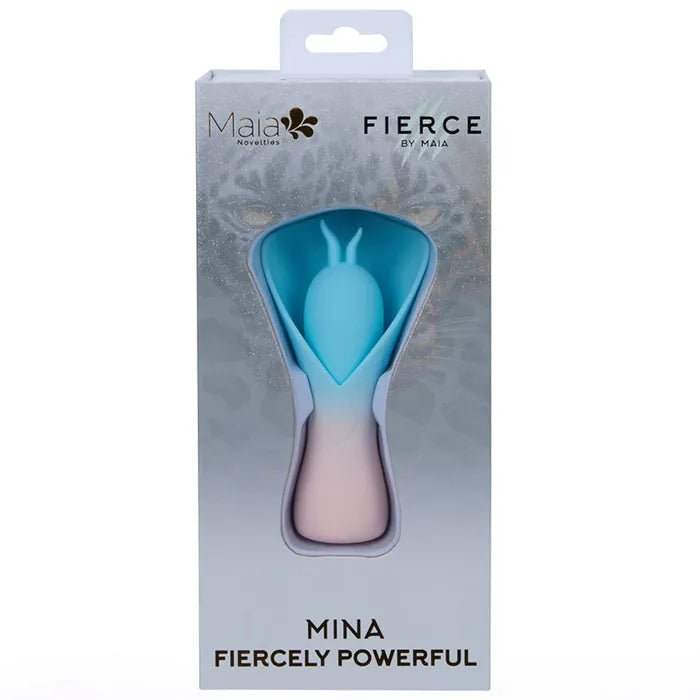 Maia MINA - Blue - Fluttering Flower Stimulator - STIMULATORS