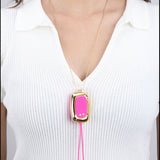 Maia MOLLI - Pink Vibrating Nipple Clamps & Necklace - BONDAGE - TOYS