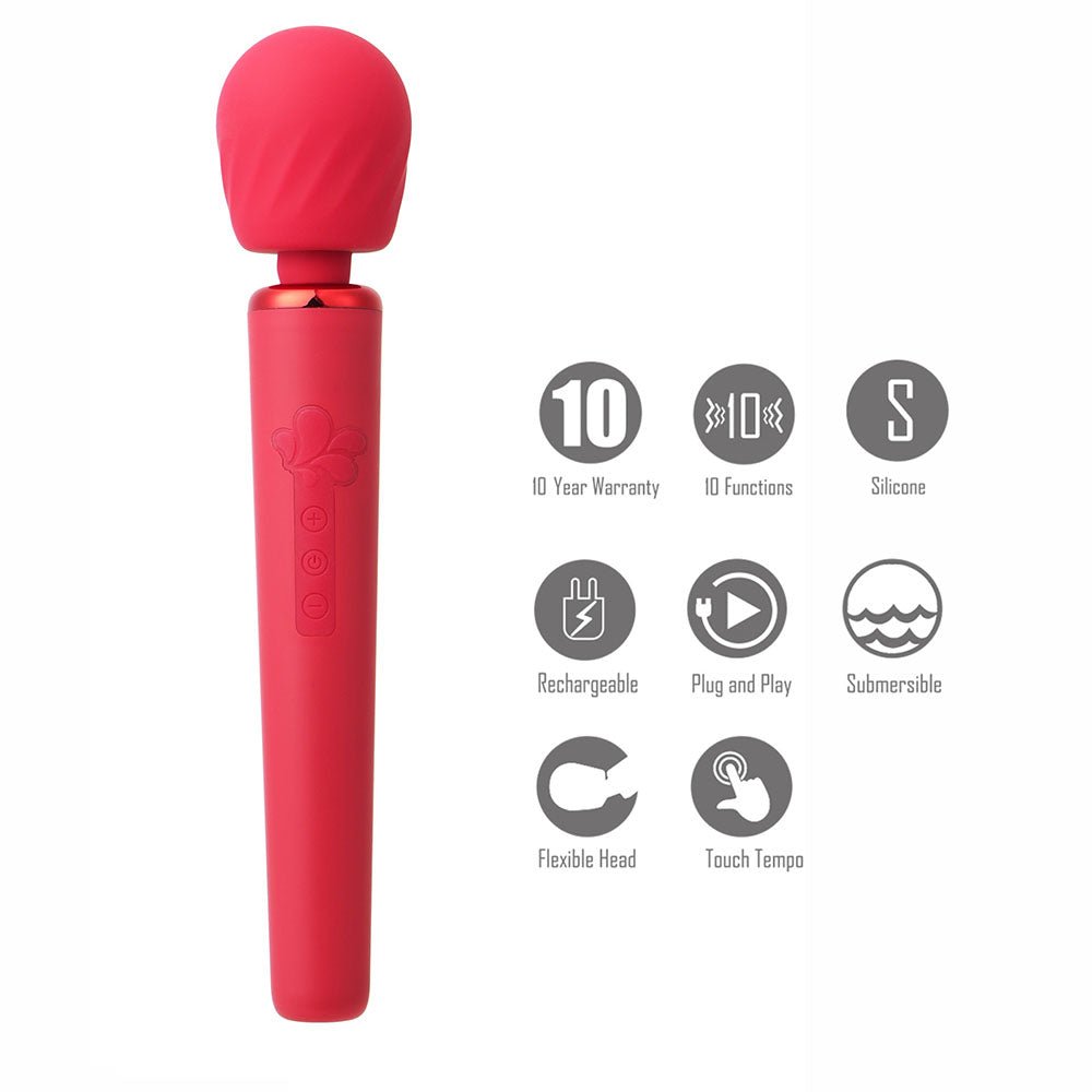 Maia NALA - Red Massage Wand - VIBRATORS