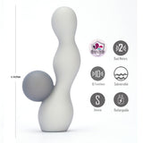 Maia Presley Grey USB Rechargeable Ball Vibrator - VIBRATORS