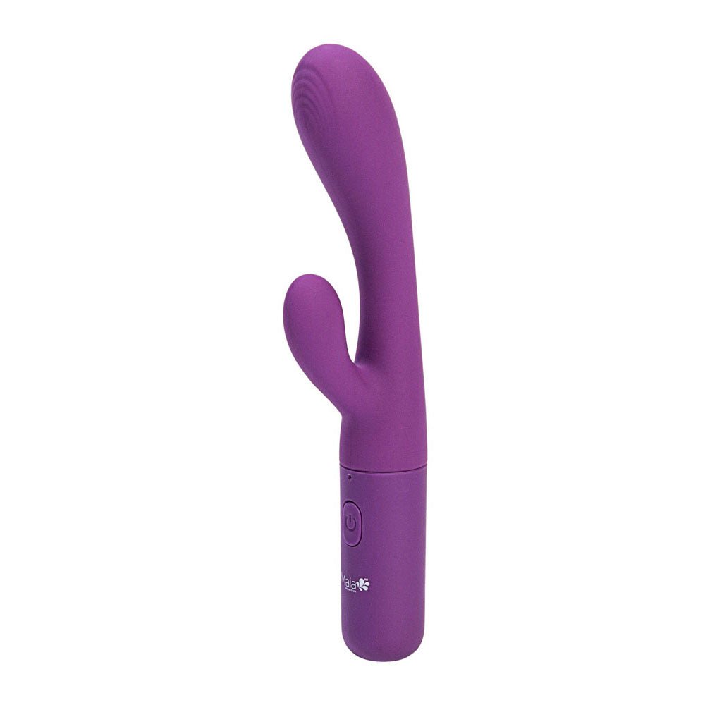Maia RAYLA - Purple 17.8 cm USB Rechargeable Rabbit Vibrator - VIBRATORS