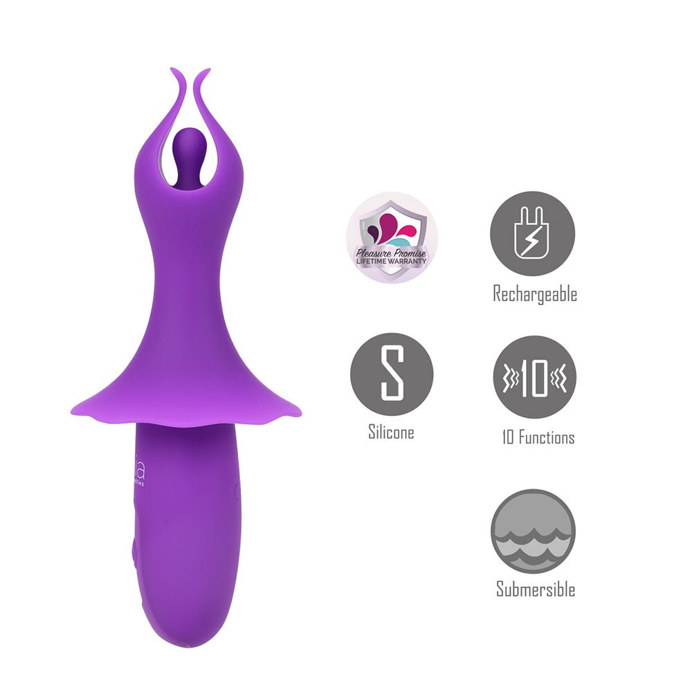 Maia SIENNA - Purple Fluttering Bullet - BULLETS & EGGS