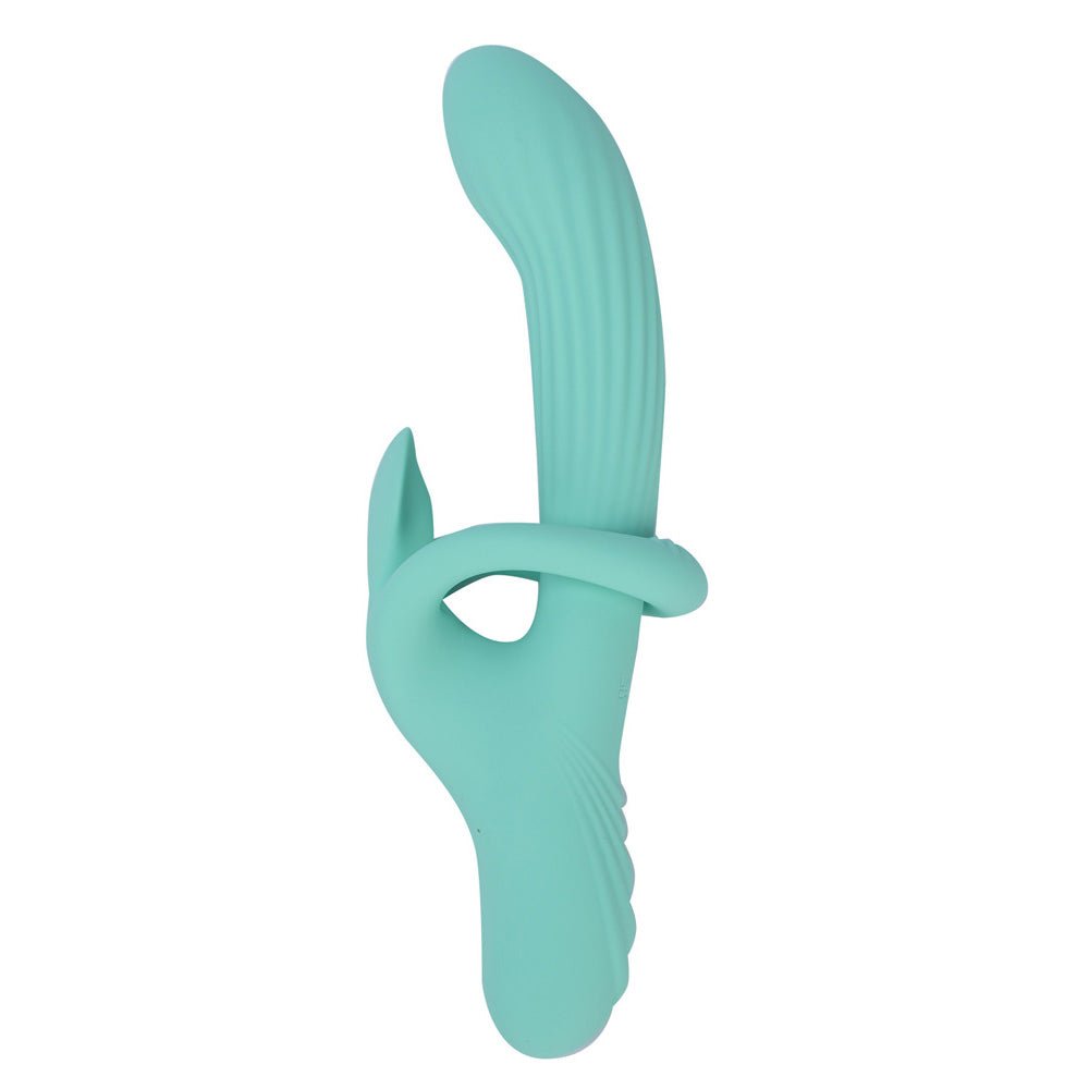 Maia Tenley Mint Green Gyrating Rabbit Vibrator - VIBRATORS