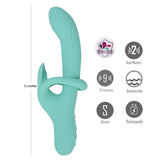 Maia Tenley Mint Green Gyrating Rabbit Vibrator - VIBRATORS