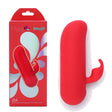 Maia ZIA Red USB Rechargeable Mini Bullet Rabbit Vibrator 7.6 cm - BULLETS & EGGS