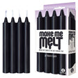 Make Me Melt Drip Candles - Black - Jet Black Drip Candles - 4 Pack - CANDLES