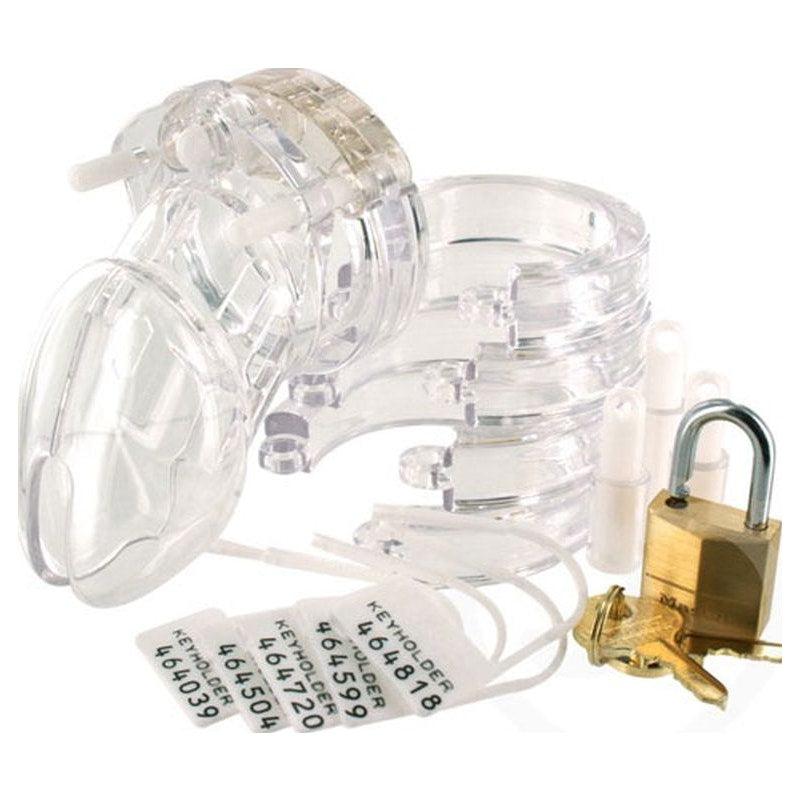 Male Chastity Kit Clear - Naughty by Nature Adult Store