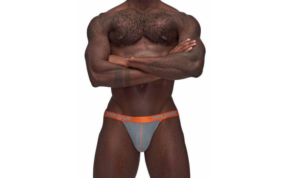 Male Power Casanova Uplift Jock Grey - Naughty by Nature Adult Store