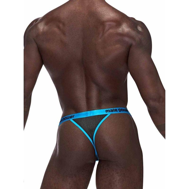 Male Power Casanova Uplift Micro Thong Black - Lingerie