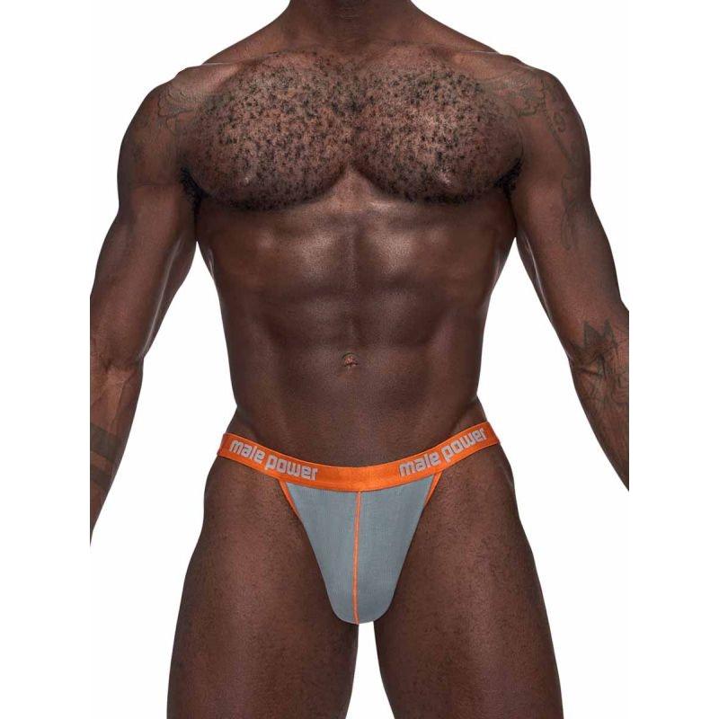 Male Power Casanova Uplift Micro Thong Grey - Naughty by Nature Adult Store