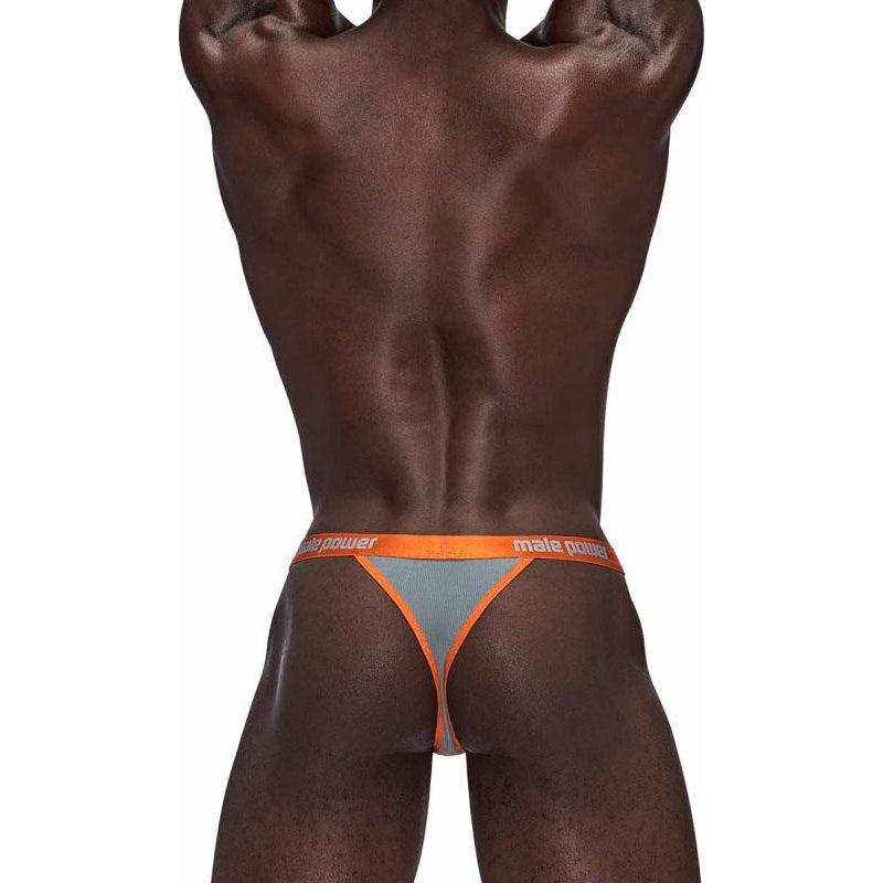 Male Power Casanova Uplift Micro Thong Grey - Naughty by Nature Adult Store