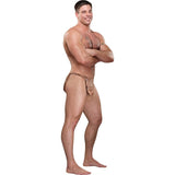 Male Power Jungle Stud Leopard Print Microfiber Thong Underwear - Lingerie