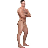 Male Power Jungle Stud Leopard Print Microfiber Thong Underwear - Lingerie