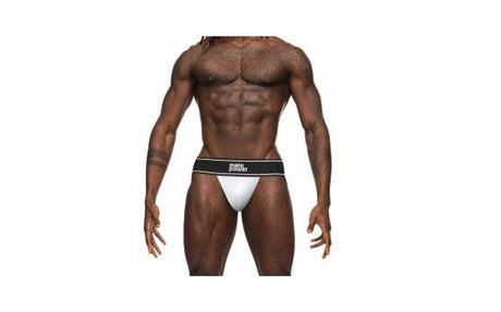 Male Power Modal Rib Jock White - Naughty by Nature Adult Store