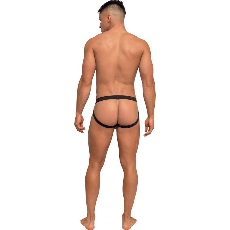 Male Power Pride Fest Jock – Rainbow Herringbone Supportive Jockstrap - Lingerie