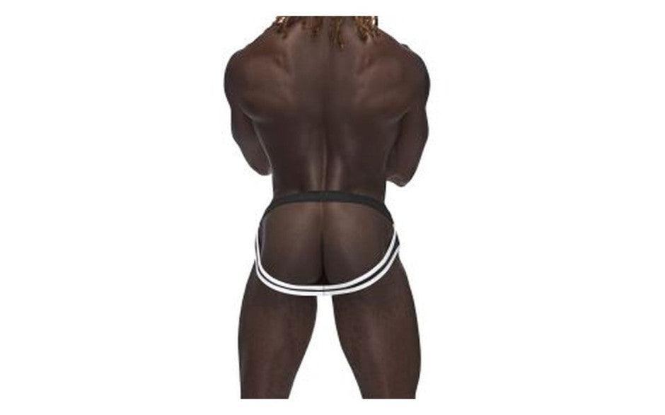 Male Power Sport Mesh Jock Black - Lingerie