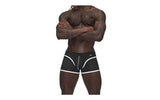Male Power Sport Mesh Mini Short Black - Lingerie
