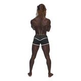 Male Power Sport Mesh Mini Short Black - Lingerie