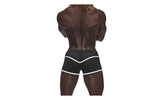 Male Power Sport Mesh Mini Short Black - Lingerie