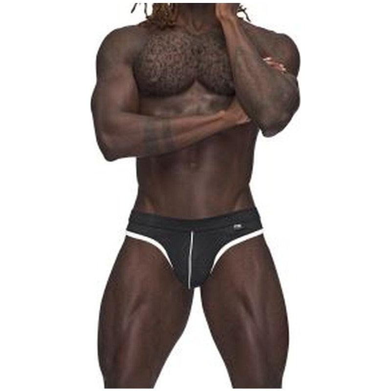 Male Power Sport Mesh Thong Black - Lingerie
