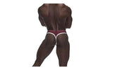 Male Power Sport Mesh Thong Burgundy - Lingerie