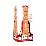 Massive Triple Header - Flesh 3 Dick Head Dildo - DONGS