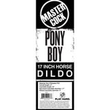 Master Cock Pony Boy - Black 43 cm (17'') Horse Dong - DONGS