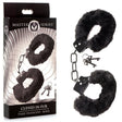 Master Series Cuffed in Fur - Black Fluffy Handcuffs - BONDAGE - TOYS