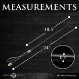 Master Series Sinful Impact Cane - Black Plastic Cane Whip - BONDAGE - TOYS