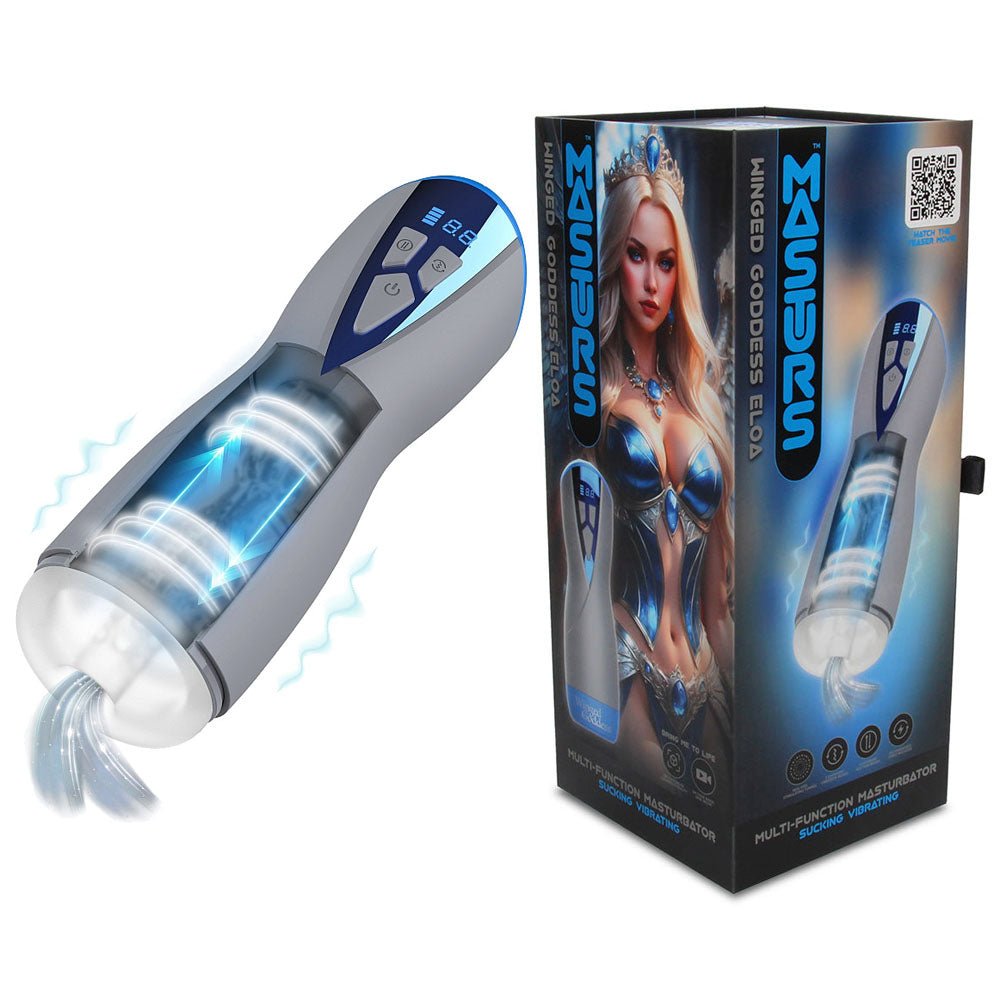MASTURS Eloa Sucking & Vibrating Auto Stroker with AR Experience - MASTURBATORS