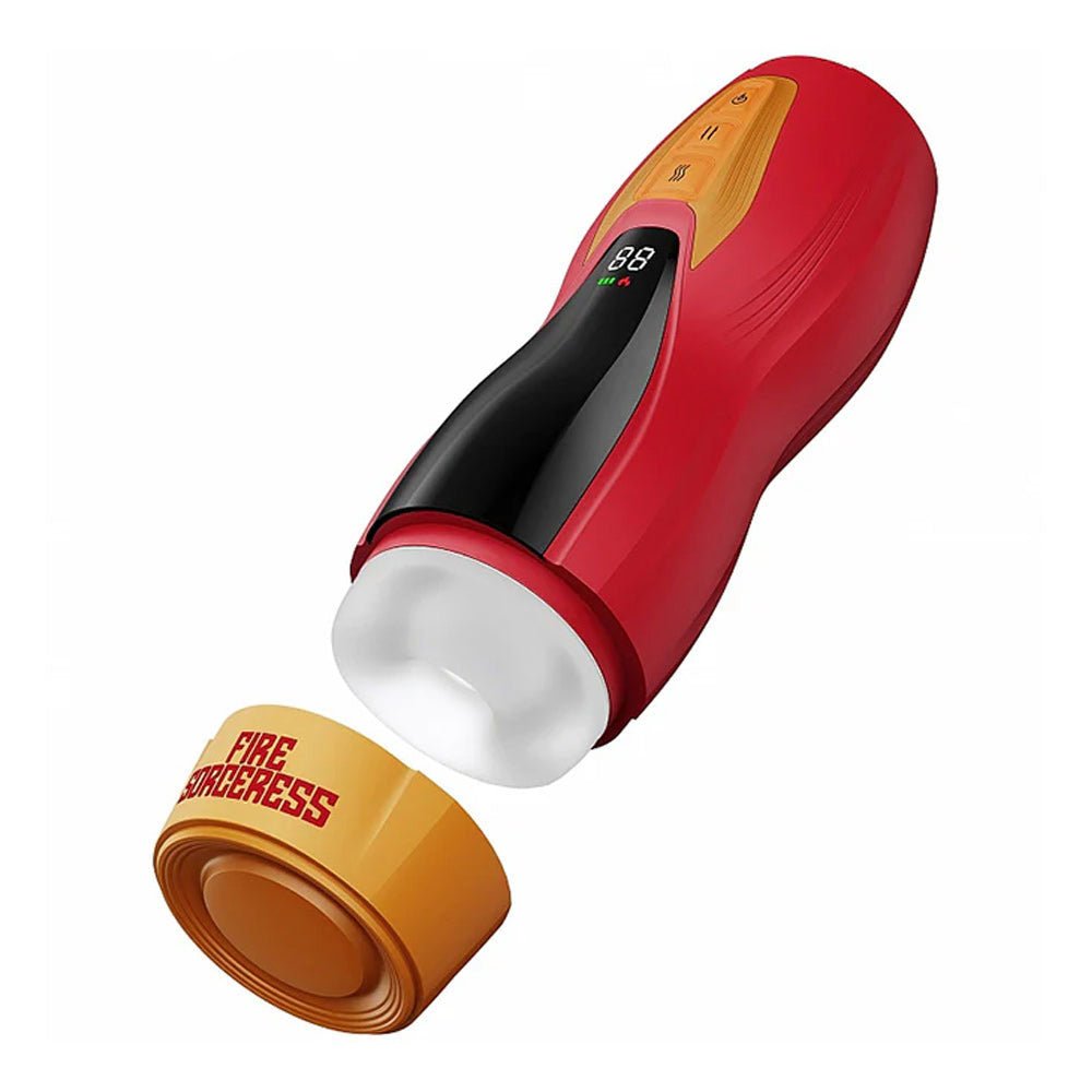 MASTURS Solara Auto Stroker – Heating, Thrusting & Vibrating Toy - MASTURBATORS