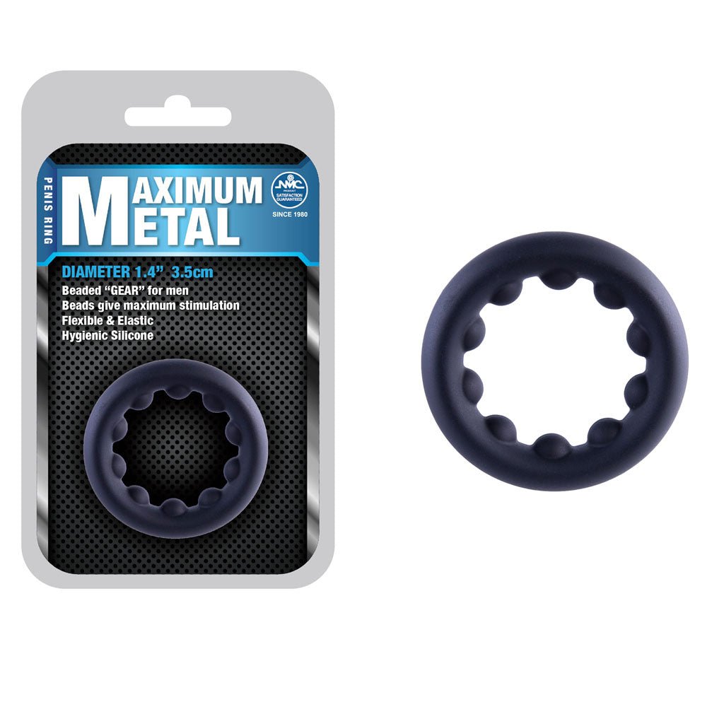 Maximum Metal - Black 35 mm Cock Ring - COCK RINGS