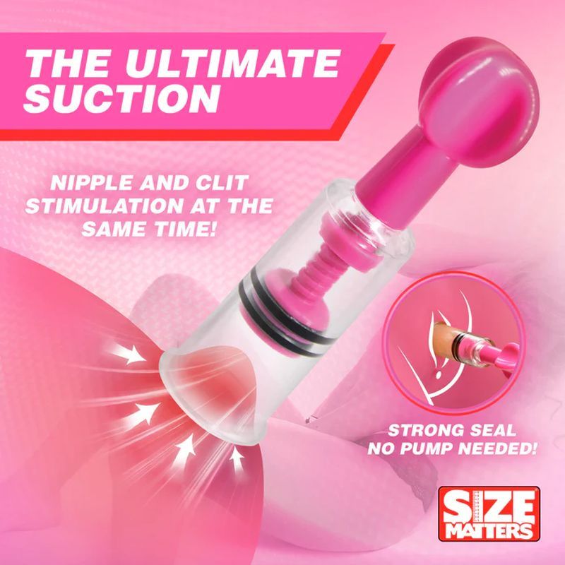 MAXtwist Clit Nipple Sucker Set 3 Pc Pink - Adult Toys