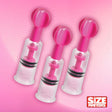 MAXtwist Clit Nipple Sucker Set 3 Pc Pink - Adult Toys