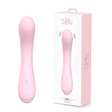 Maya Curve Silicone Vibrator Pink - Adult Toys