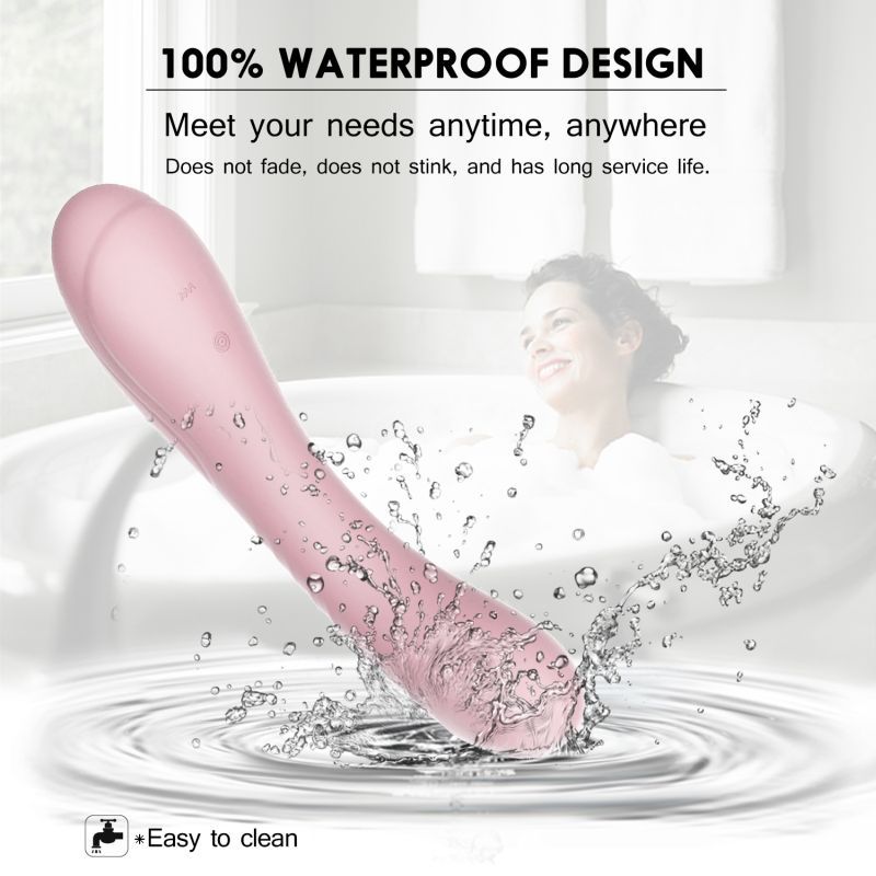 Maya Curve Silicone Vibrator Pink - Adult Toys