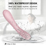 Maya Curve Silicone Vibrator Pink - Adult Toys