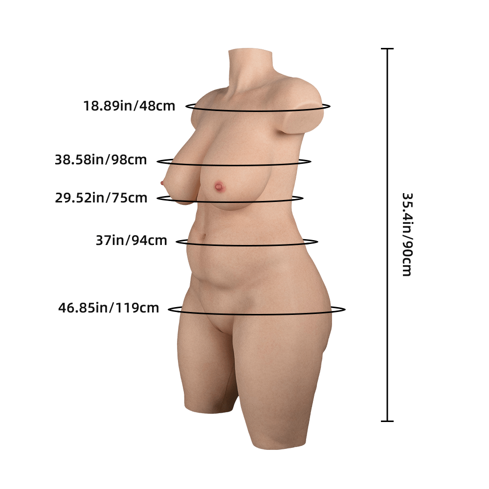 Mega Olivia Life Size Big Booty Sex Doll Torso BBW - Sex Doll