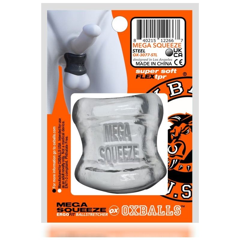 Mega Squeeze Ergofit Ball Stretcher Clear - Adult Toys