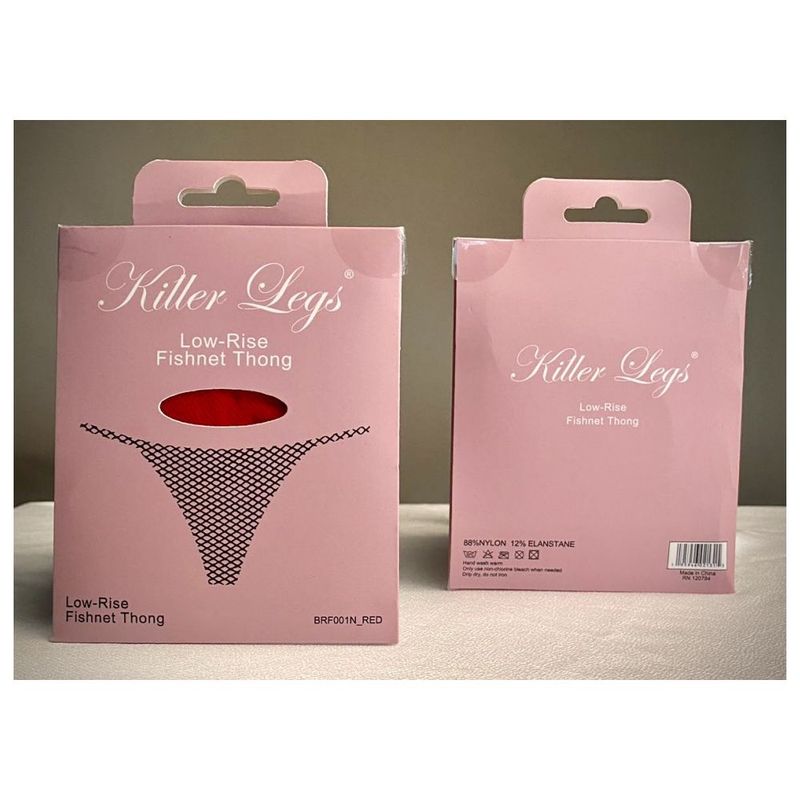Mesh Net G - String Black - Lingerie