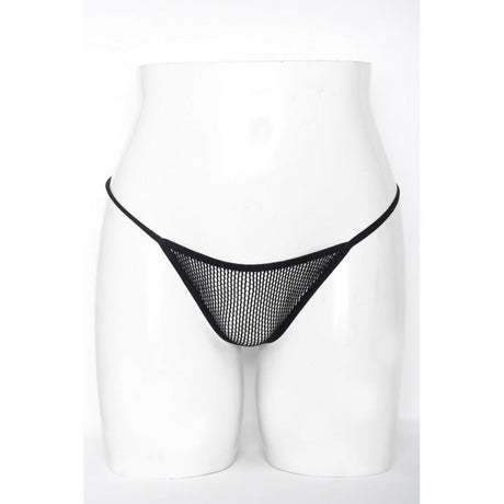 Mesh Net G - String Black - Lingerie