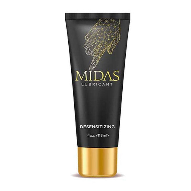 Midas Desensitising Lubricant - 118 ml - Desensitising Lubricant - 118 ml Tube - Naughty by Nature Adult Store