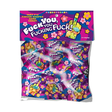 Middle Finger Lollies Bulk Bag Of 25 Party Packs Gift Gag Prank - NOVELTIES