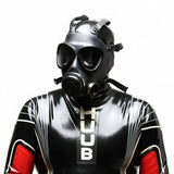 Military Adjustable Strap Rubber Gas Mask - Adult Toys