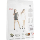 Mini Dress White With Mesh Sleeves and Sides - Lingerie