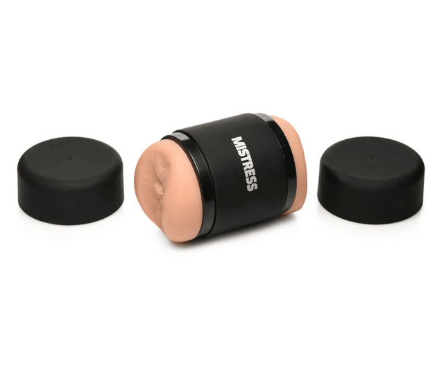 MISTRESS DOUBLE SHOT MINI MASTURBATORS ASS & MOUTH (MEDIUM TONE) - Masturbators - Premium