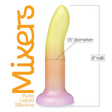 Mixers Tequila Sunrise Dildo 20.3cm Orange Yellow - DONGS