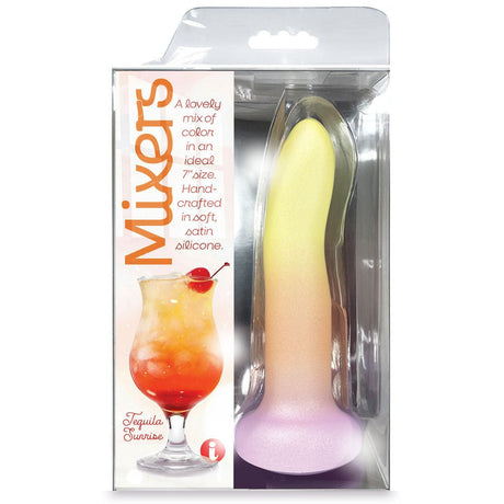 Mixers Tequila Sunrise Dildo 20.3cm Orange Yellow - DONGS