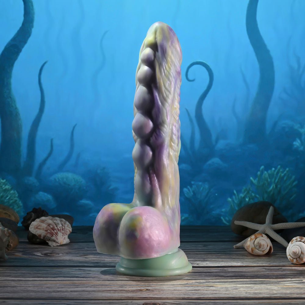 Monster Ball Vibrating Thrusting Fantasy Dildo Wireless Remote - DONGS